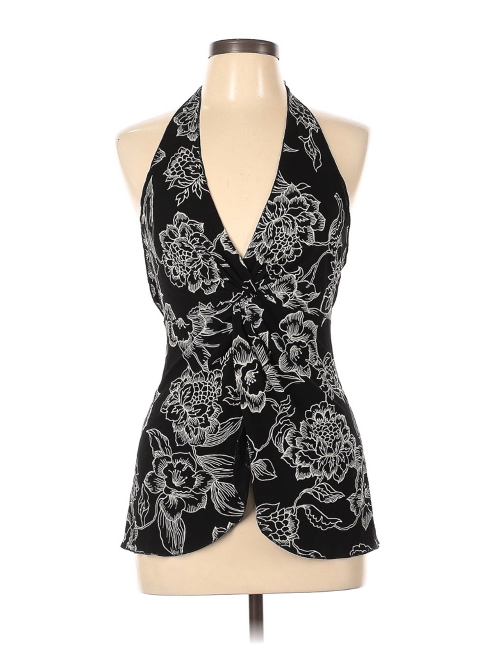 Vintage Y2K Bebe Halter Babydoll Top Size L Large